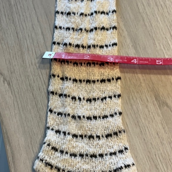 Free People “We The Free” Angel Island Stripe Hacci Sweater Ivory Black - Small - Picture 15 of 16